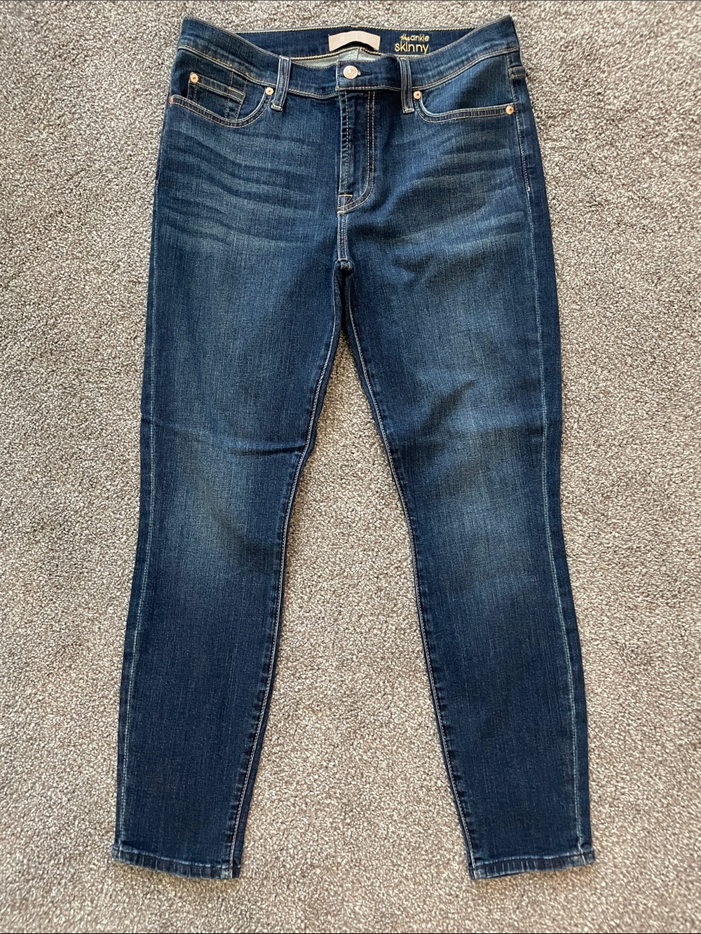 For all Mankind ankle skinny jean